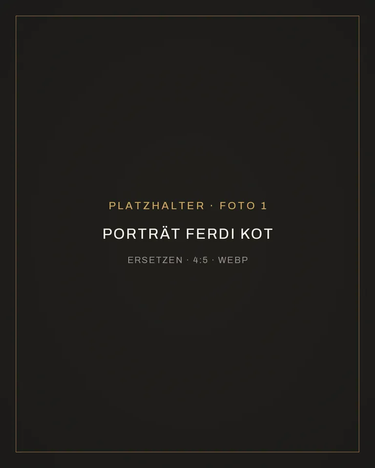 Porträt von Ferdi Kot (Platzhalter)